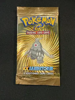 2003 Pokemon EX Sandstorm Booster Pack Factory Sealed Blister Pack- dusclops - Image 1