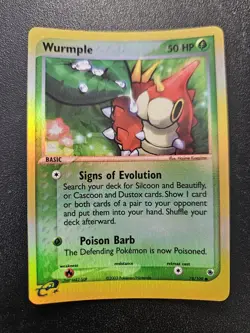 Pokemon EX Ruby Sapphire Wurmple Reverse Holo 78/109 EXCELLENT - Image 1