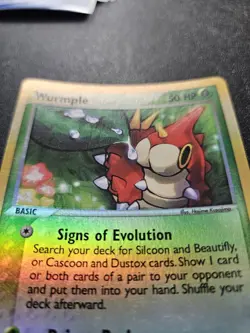 Pokemon EX Ruby Sapphire Wurmple Reverse Holo 78/109 EXCELLENT - Image 3