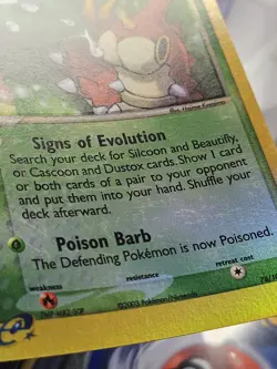 Pokemon EX Ruby Sapphire Wurmple Reverse Holo 78/109 EXCELLENT - Image 4