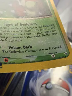 Pokemon EX Ruby Sapphire Wurmple Reverse Holo 78/109 EXCELLENT - Image 5