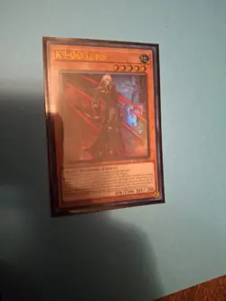 Yugioh! 1x K9-ØØ Lupis JUSH-EN034 Ultra Rare 1st Ed NM - Image 2