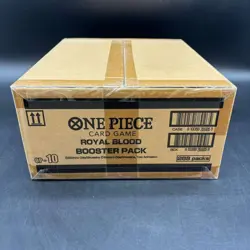 One Piece OP-10 Royal Blood English 12 Booster Box Case Factory Sealed - Image 1