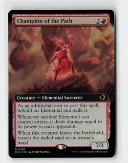 Champion of the Path Lorwyn Eclipsed FOIL Extended Art Magic The Gathering Card - Image 1
