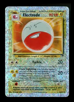 #2 Electrode 22/110 Legendary Collection 2002 Reverse Holo Pokemon Card TCG - Image 1