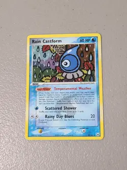Pokemon Card Rain Castform Hidden Legends 23/101 Reverse Holo - NM - Image 1