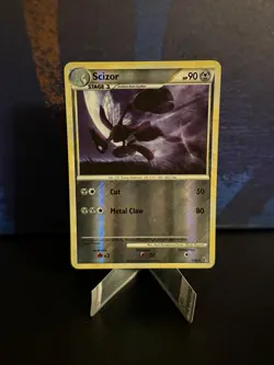 Pokemon TCG Scizor Undaunted Holo Rare Card 7/90 Reverse Holo - Image 1