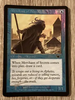 Merchant Of Secrets Foil Magic Legions 2003 NM MAGIC GATHERING CARD - Image 1