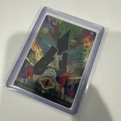 Saruman of Many Colors 0743 Foil MTG LTR NM Pack Fresh Poster Card - Image 1