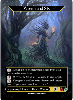 Wrenn and Six - Full Art Altered Art Custom Cards - Image 1