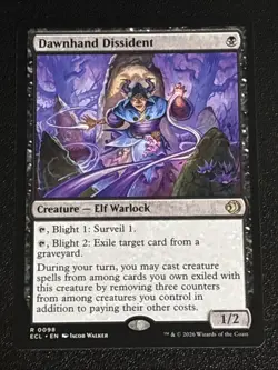 MTG Lorwyn Eclipsed Dawnhand Dissident 0098 NM Rare - Image 1