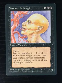 MTG MAGIC Foreign Black Border Spanish Sengir Vampire Near Mint - Free Returns! - Image 1