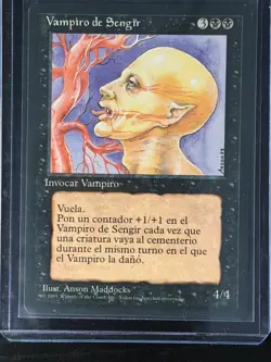 MTG MAGIC Foreign Black Border Spanish Sengir Vampire Near Mint - Free Returns! - Image 3