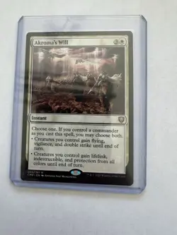 Akroma’s Will CMR 003/361 Commander Legends Rare NM Magic MTG - Image 2