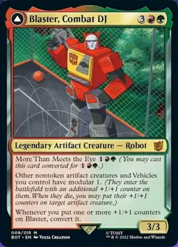 Blaster, Combat DJ // Blaster, Morale Booster Transformers - Near Mint - Image 1