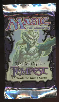 1997 MTG Magic the Gathering Tempest Booster Packs Factor Sealed - Image 1