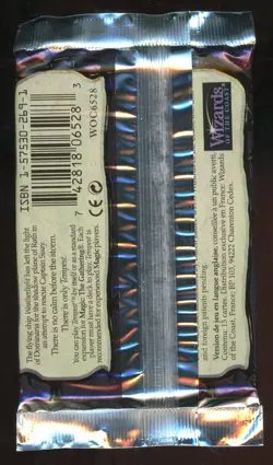 1997 MTG Magic the Gathering Tempest Booster Packs Factor Sealed - Image 2