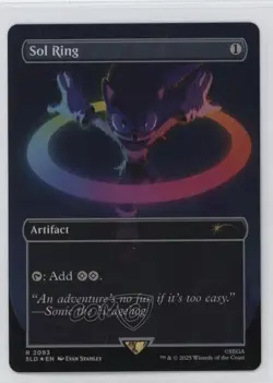 Secret Lair X Sonic: Chasing Adventure - Sol Ring Foil Magic: Drop Series #2093 - Image 1