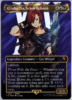 G'raha Tia, Scion Reborn (Borderless) (Surge Foil) M Commander: FINAL FANTASY 21 - Image 1