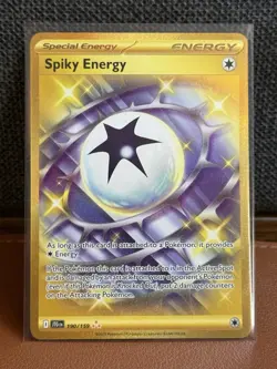 Pokemon Spiky Energy 190/159 JTG SV09: Journey Together Hyper Rare (NM) - Image 1