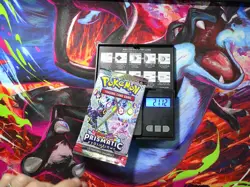 HEAVY! GOD PACKUUU 21.48g Prismatic Evolutions Pokemon TCG Booster (SEALED) - Image 1
