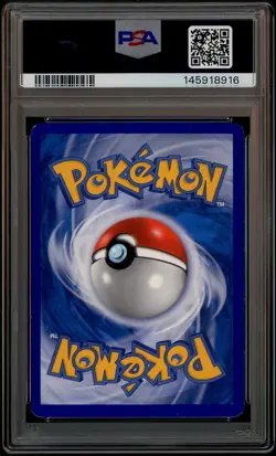 2005 Pokemon Gold Star Ex Deoxys #107 Rayquaza Holo PSA 5 EX EU Print Swirl - Image 3
