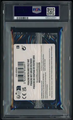 Pokemon Pikachu with Grey Felt hat Van Gogh 085 Graded Sealed Promo PSA 10 - Image 3