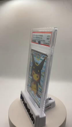 PSA 9 PONCHO WEARING PIKACHU RAYQUAZA P.W. BOX 2016 POKEMON XY PROMO #231 - Image 2