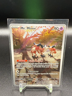 2023 Pokemon Scarlet & Violet 151 Mr. Mime - 179/165 Illustration Rare - NM SV10 - Image 1