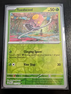 Pokemon TCG Toedscool Reverse Holo 015/182 Paradox Rift - Image 1