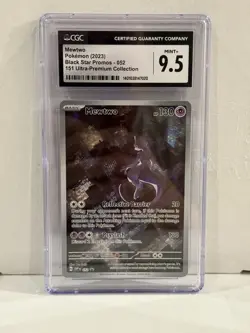 Mewtwo Pokemon 2023 Black Star Promos 052 151 Ultra Premium Collection CGC 9.5 - Image 1