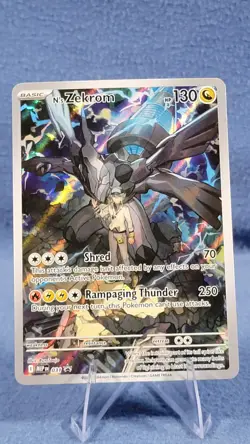 Pokemon TCG N's Zekrom 031 Black Star Promo Ascended Hero's ETB NM-M Centered! - Image 1