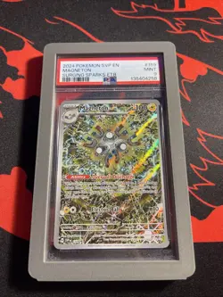 2024 POKEMON SVP EN #159 MAGNETON SURGING SPARK ETB PSA 9 - Image 1