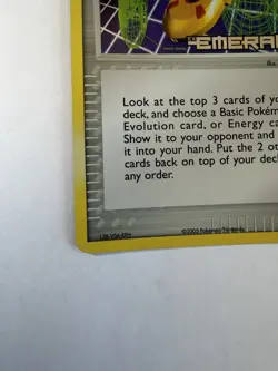 Pokemon TCG PokeNav EX Emerald Reverse Holo Uncommon 81/106 2005 - Image 3