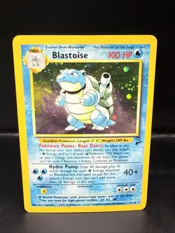 Pokemon Blastoise 2/130 Base Set 2 Holo - Image 1