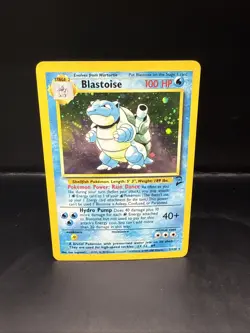 Pokemon Blastoise 2/130 Base Set 2 Holo - Image 4