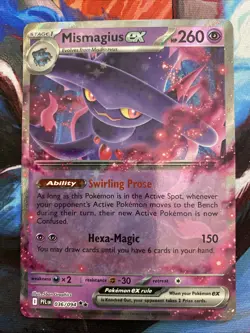 Mismagius ex 36/94 Double Rare ME02: Phantasmal Flames Pokemon TCG NM - Image 1
