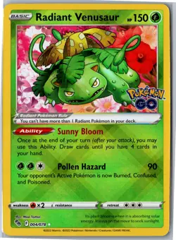 Pokemon GO #004/078 Radiant Venusaur - Image 1