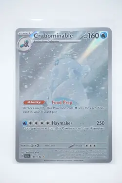 Pokemon TCG Crabominable Holo Steller Crown 149/142 - Image 1