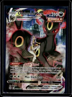 Pokemon SWSH09: Brilliant Stars Trainer Gallery Umbreon VMAX TG23/TG30 - Image 1