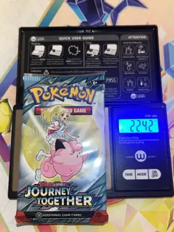 Heavy! Over 22.42 Gram Pokemon Journey Together Booster Pack Sealed - Image 1