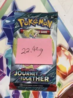 Heavy! Over 22.42 Gram Pokemon Journey Together Booster Pack Sealed - Image 2