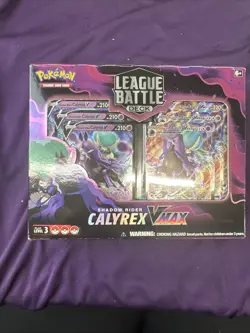 Pokemon TCG: Shadow Rider Calyrex VMAX League Battle Deck Game - Image 1