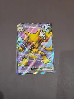 Pokemon TCG Alakazam ex Scarlet & Violet-151 188/165 Holo Ultra Rare - Image 1