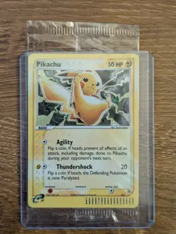 SEALED 2003 Pokemon Pikachu 012 Meowth 013 Black Star Promo Holo WOTC E-Reader - Image 1