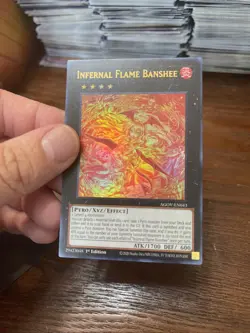 Yu-Gi-Oh! Infernal Flame Banshee AGOV-EN043 Ultra Rare 1st Edition Near Mint - Image 2
