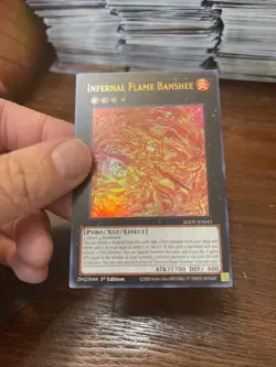 Yu-Gi-Oh! Infernal Flame Banshee AGOV-EN043 Ultra Rare 1st Edition Near Mint - Image 5