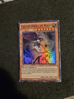 Yugioh Fallen Angel of Roses LC5D-EN094 Ultra Rare 1st Edition LP - Image 1