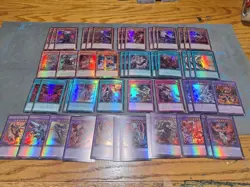 YUGIOH: Branded Deck Core Fallen Of Albaz Fusion Cartesia Extra Deck Near Mint - Image 1