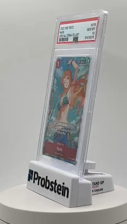 2022 One Piece OP01-Alternate Art #016 Nami Pre-Errata PSA 10 GEM MINT - Image 2